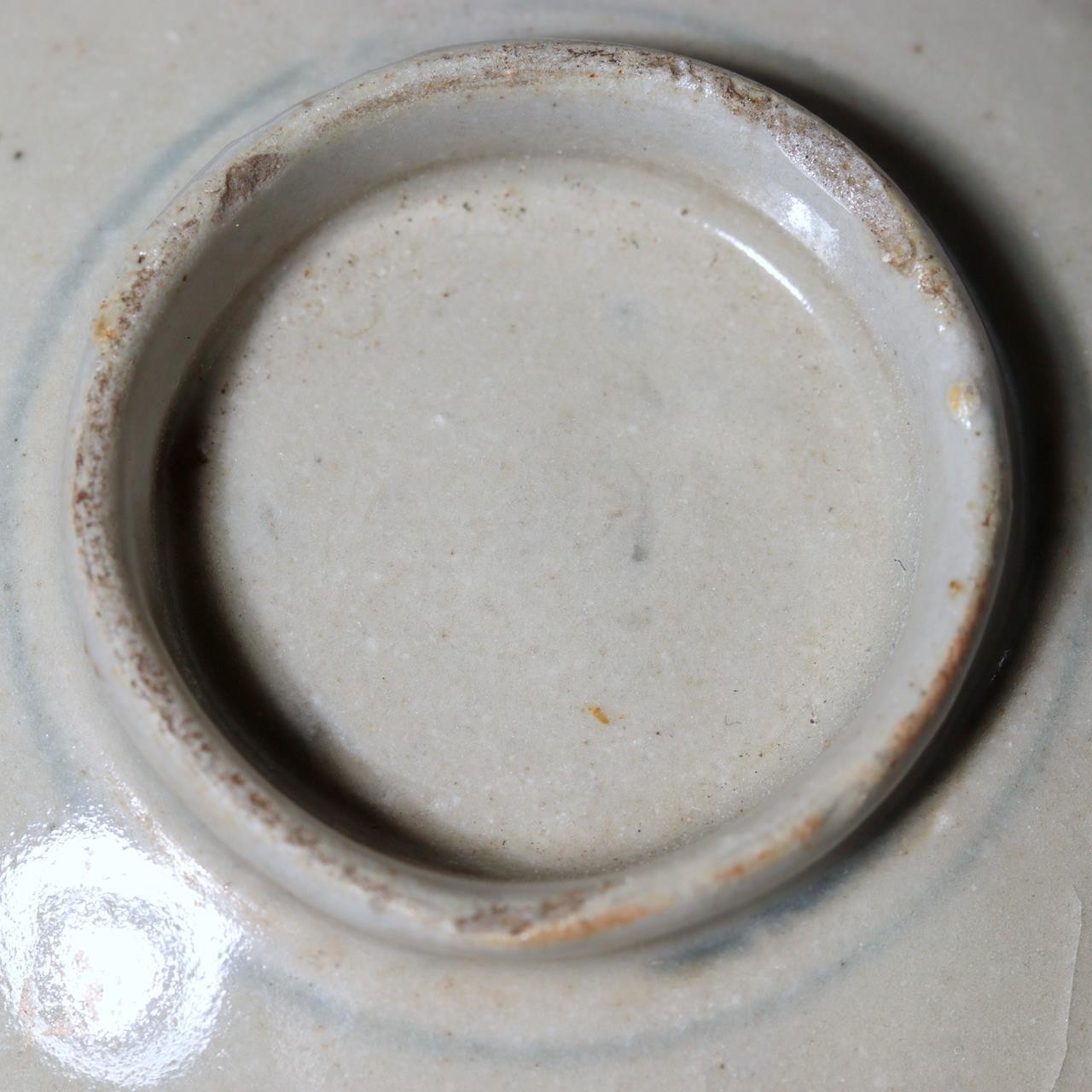Antique Imari Hasami Kurawanka Ware Small Tea Cup Fluid Flora Kintsugi Edo8
