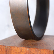 Vintage Artisan Signed "TAZIMA" Modern Abstract Bronze Sculpture - Late Showa9