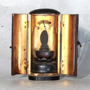 Antique Japanese Late Edo–Early Meiji Zushi Kannon Buddhist Shrine – WO65417