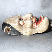 Antique Japanese Wooden Noh / Theater Masks 2pc Hannya-Type Warrior-Type MSK53311