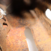 Japanese Antique Cast Iron Bell Fudaku Hidden Kirishitan Inscribed Edo Period15