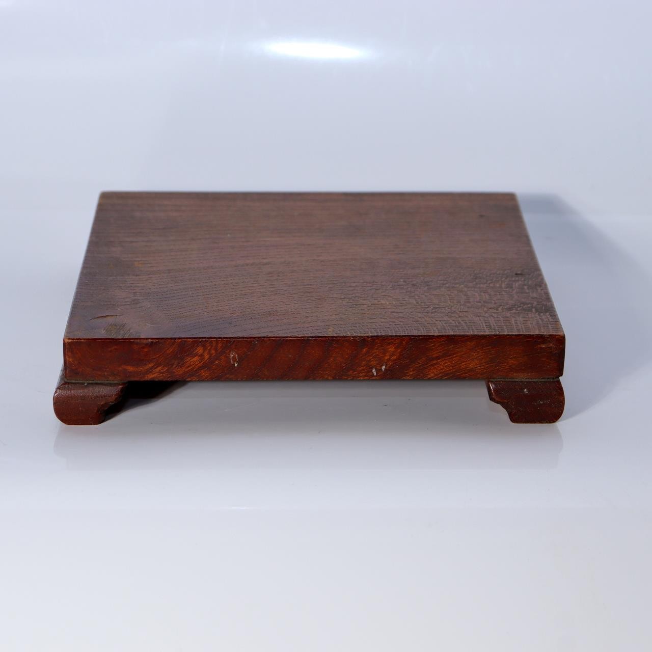Japanese Vintage Wooden Suiseki Bonsai Display Stand Base Set of 5 WO60415