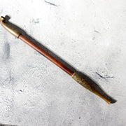 Meiji Period Japanese Kiseru Bamboo Smoking Pipe Dragon Relief WO6402