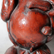 Vintage Japanese Ceramic Tanuki Okimono Tokoname Ware Beckoning Pose PCP31412