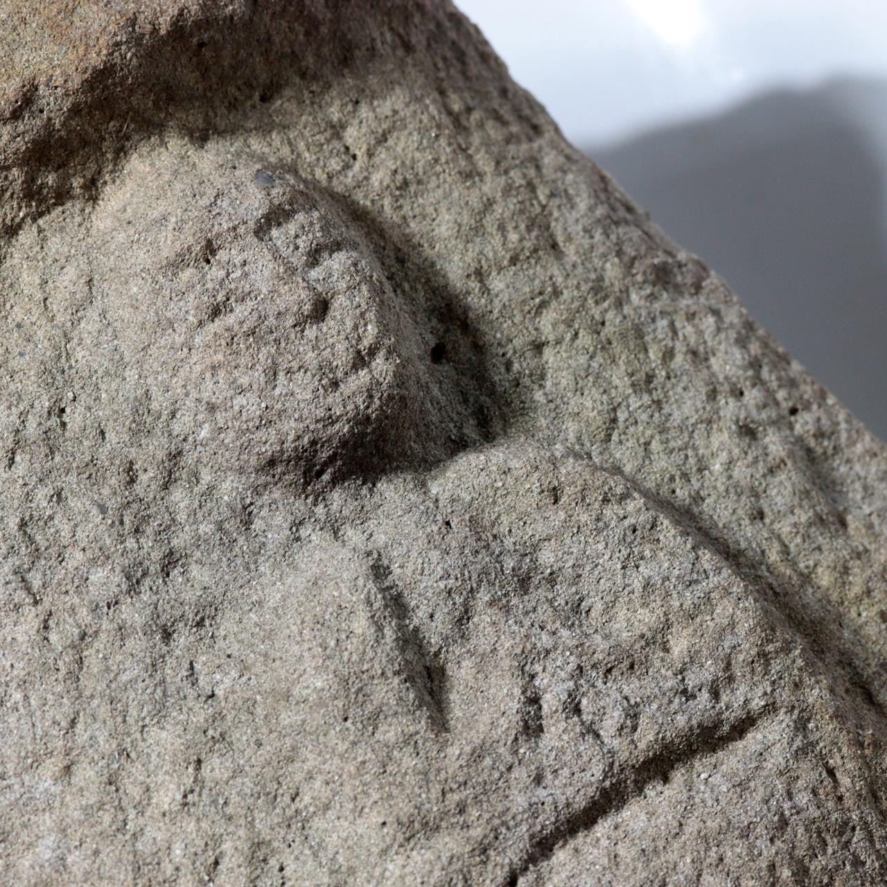 Mid to Late Edo Period Japanese Stone Jizo Bosatsu Statue BT2547