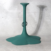 Japanese Bronze Flower Vase Ikenobo Kikyo Ichimonji Yoshiyuki Green14