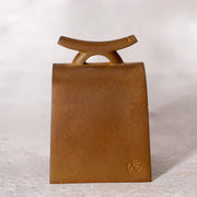 Shugoro Hasuda Japanese Cast Bronze Paperweight Boar Signed Box Modernist BOSa178