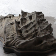 Japanese Suiseki Viewing Stone Mountain Landscape Shape with Wooden Daiza Base7