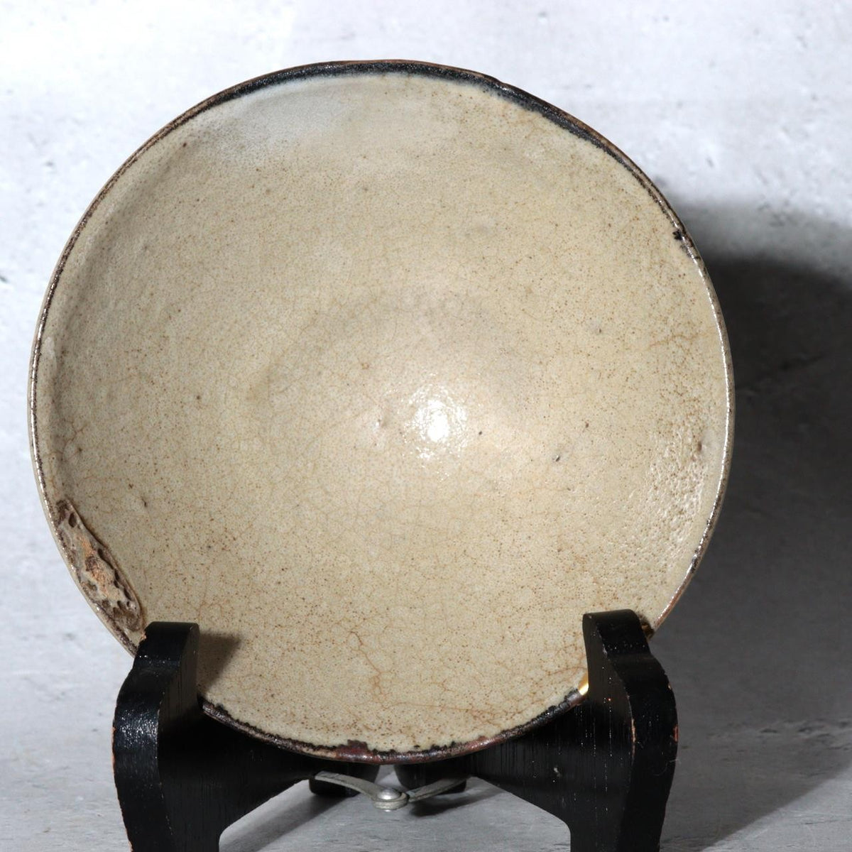 Late Edo Seto Karatsu Fukizumi Chawan Tea Bowl Gosu Maple Kintsugi Repair PCP3161