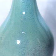 Stunning Japanese Peacock Glaze Vase by Masahide Matsuyama - Signed Tomobako9