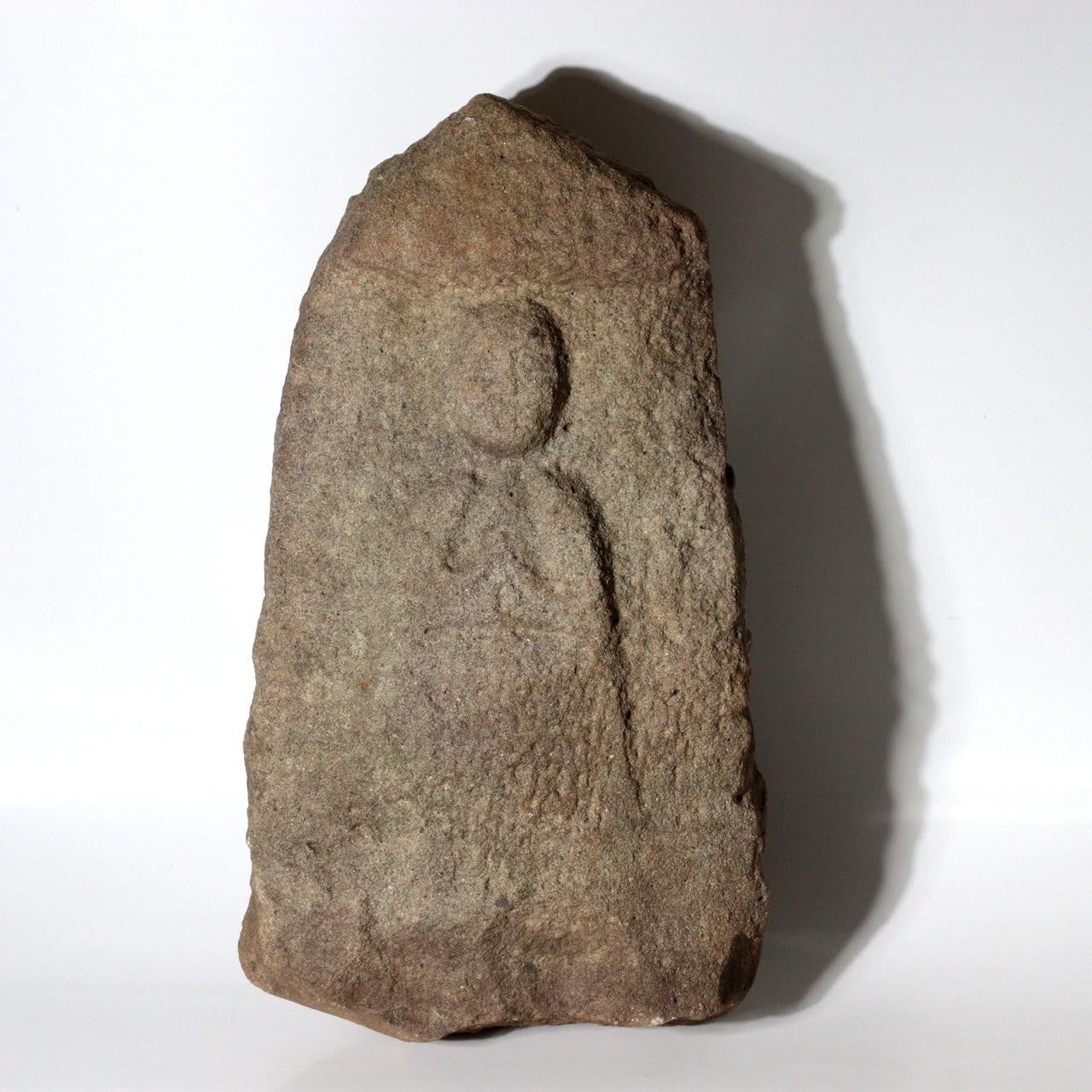 Mid to Late Edo Period Japanese Stone Jizo Bosatsu Statue BT25415