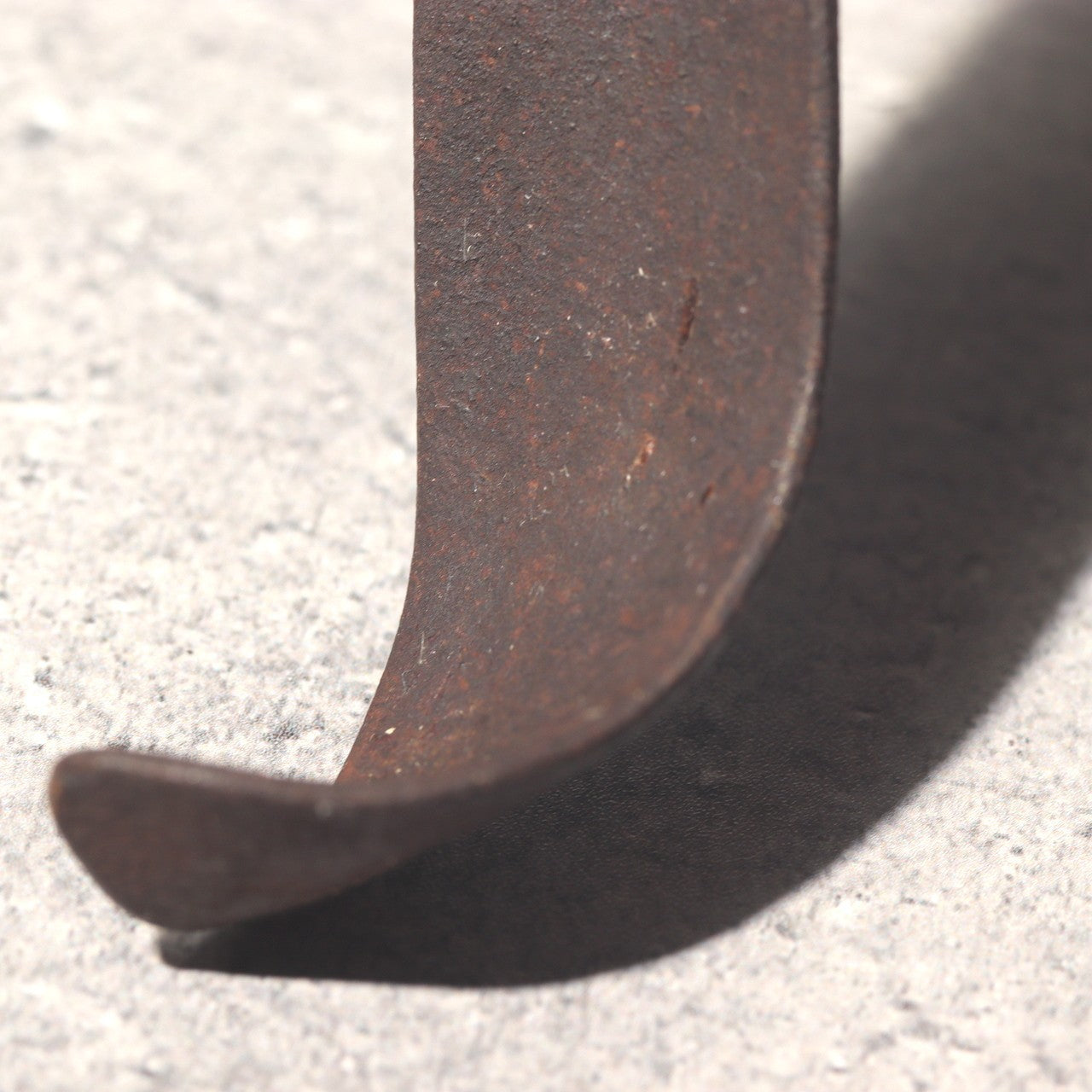 Japanese Antique Candle Stand Teshoku Iron Copper Narcissus Flower Rustic BV71714