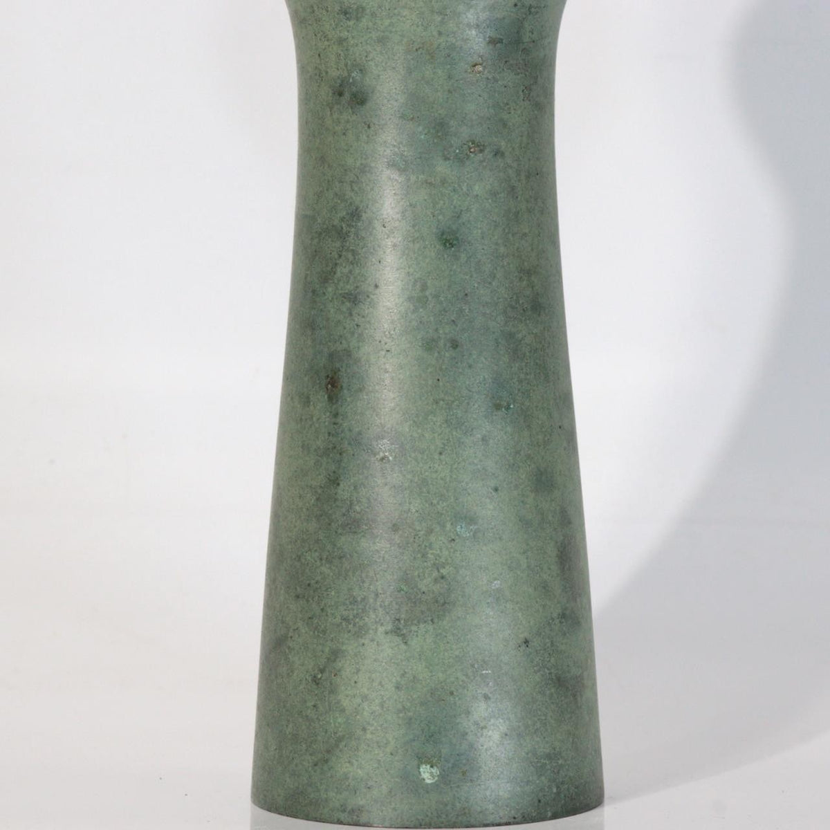 Vintage Japanese Copper Flower Vase Unique Shape Suibyo Water Jug9