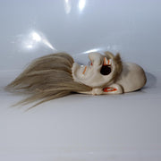 Japanese Vintage Wood Carved Bitchu Kagura Mask Signed Kosaku Tanabe MSK5418