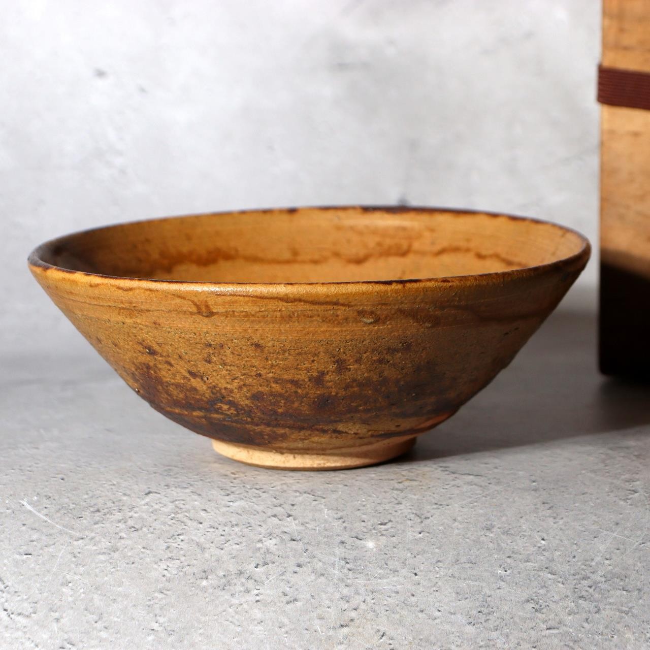 Vintage Japanese Iraho Tea Bowl Chawan  Modern Artisan Signed  Earthy Coarse11