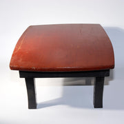 Japanese Vintage Folding Low Table Chabudai Wood Brown Black Compact 43cm WO5242