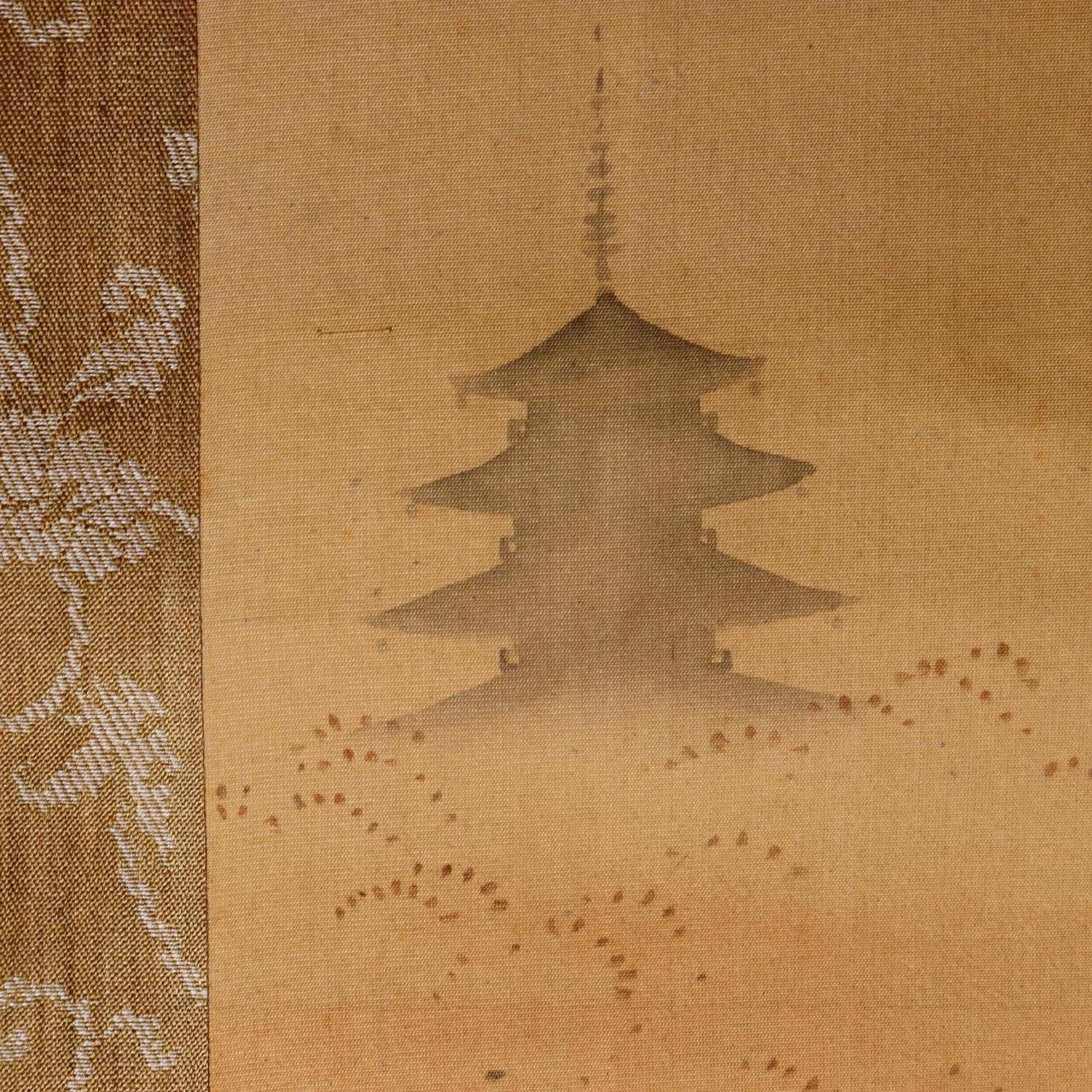 Masterpiece Antique Japanese Scroll Painting Mori Kansai  Deer in Autumn Nar5