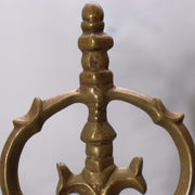 Japanese Buddhist Shakujo Sistrum Commemorative Inscription Senju-in Temple 38cm8