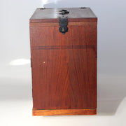 Japanese Wood Sewing Box Hari-bako Folding Worktop Ko-tansu 34cm10