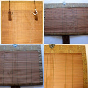 Japanese Bamboo Misu Sudare Blinds Set of 4 Engraved Hooks Box16