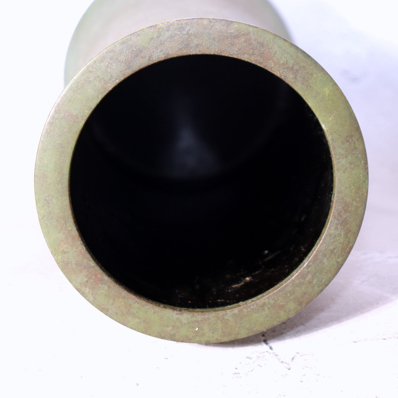 Japanese Vintage Bronze Flower Vase Tetsutaro Nagai Signed Mid-Century Modern14