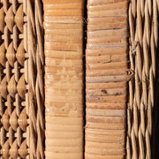 Vintage Japanese Bamboo Woven Basket Trunk Suitcase Bag12