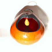 Japanese Traditional Fukube zaiku Large Gourd Vessel Bowl Tochigi Set of2 Object7