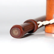 Antique Japanese Meiji Bamboo Kiseru Pipe Case Tobacco Container Chigiri Repair11