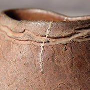 Japanese Pottery Flower Vase Crab Yaburebukuro Torn Sack Tokoname Rakuzan Style14