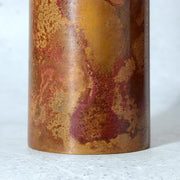 Japanese Takaoka Copperware Bronze Flower Vase Traditional Craft Shin BV77110