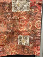 Antique 19th 20th C. Japanese Kinran Brocade Buddhist Temple Banner Phoenix17