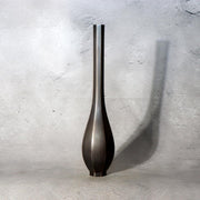 Japanese Sahari Bronze Vase Octagonal Crane Neck Soshin Ichinose BV7723