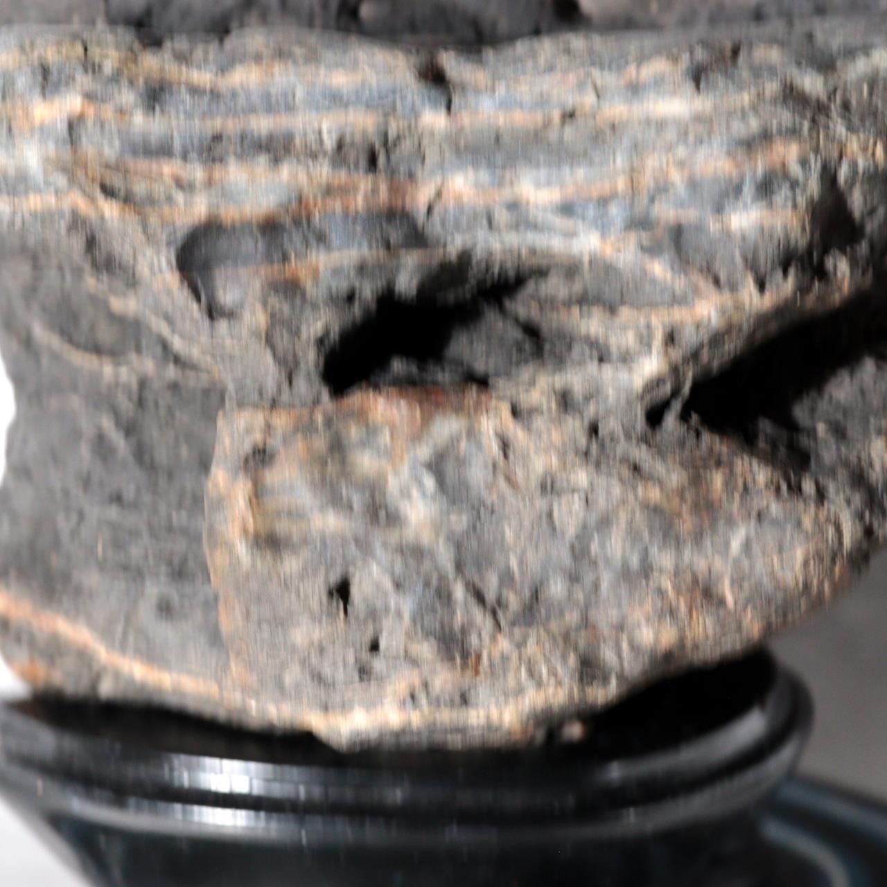 Japanese Suiseki Viewing Stone Ryugumon Sanpo seki Yamagata ishi Bonsai SS4412
