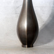 Japanese Sahari Bronze Vase Octagonal Crane Neck Soshin Ichinose BV77213