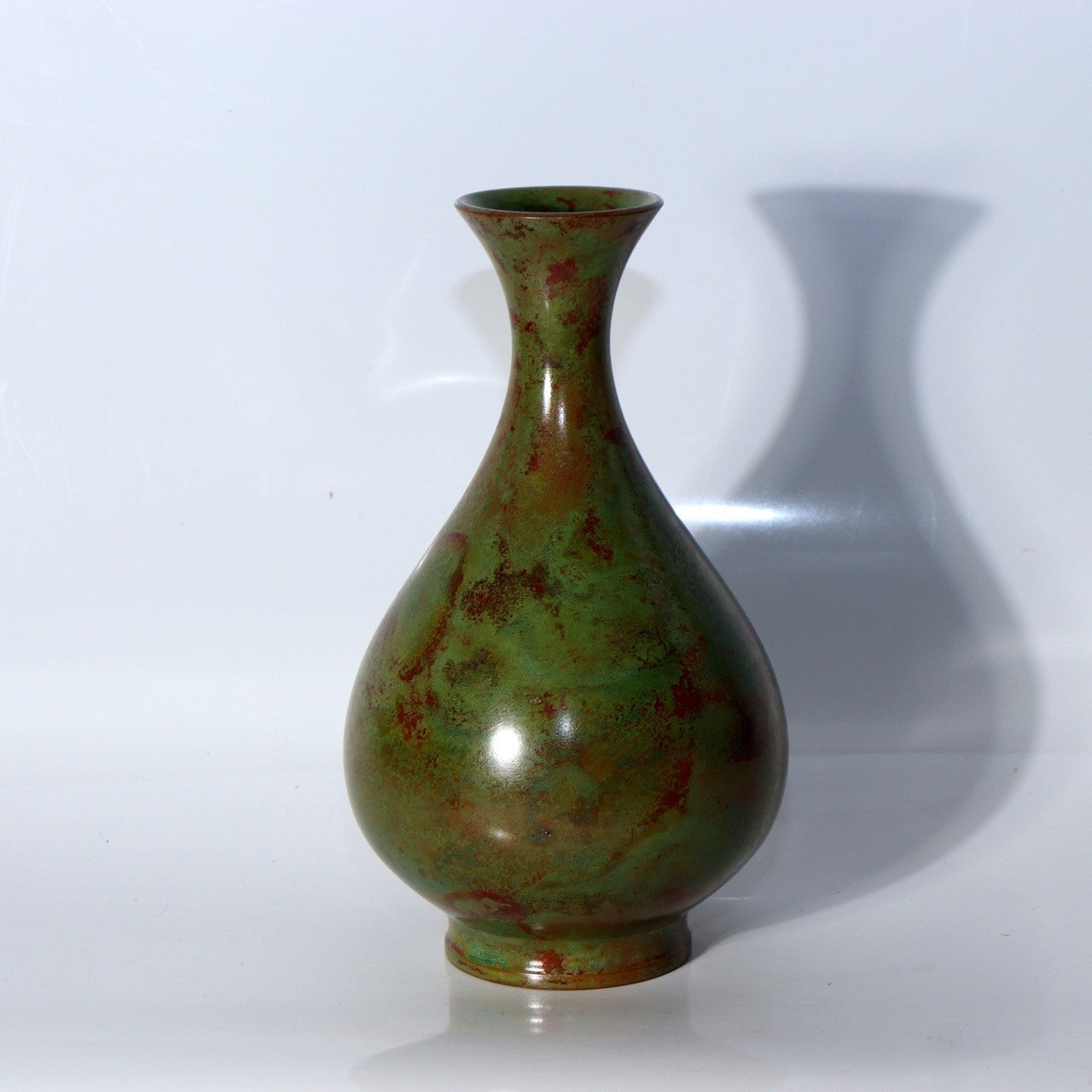 Japanese Vintage Bronze Vase Hana to Onna Yoshihisa Hasegawa Gasan BV7593