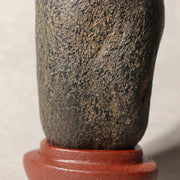 Japanese Suiseki Viewing Stone Genkai Jizo Buddha Figure 1976 Signed Daiza SS22312