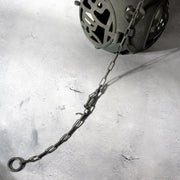 Japanese Vintage Bronze Spherical Hanging Lantern Openwork with Chain BOSa5814