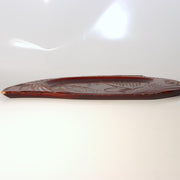 Japanese Vintage Wood Carved Sea Bream Tray Tai Akayu Onsen Souvenir 36cm8