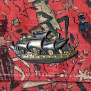 Vintage Japanese Kami-ire Pouch Insects Butterfly Ship Clasp2