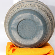 Japanese Studio Pottery Vase Sen no Tsubo Signed Sato Miki Aizu Ceramic w/Box7