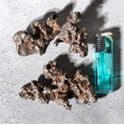 Unique Vintage Japanese Stainless Steel Suiseki 2-Piece Assembly Sculpture Stone3