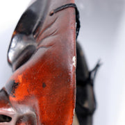 Japanese Antique Style Tengu Kimen Mask Dry Lacquer Kanshitsu Gyodo-men Ritual10