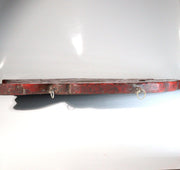 Antique Japanese Buddhist Wooden Fish Board Gyoban Kaipan Red Lacquer Temple16