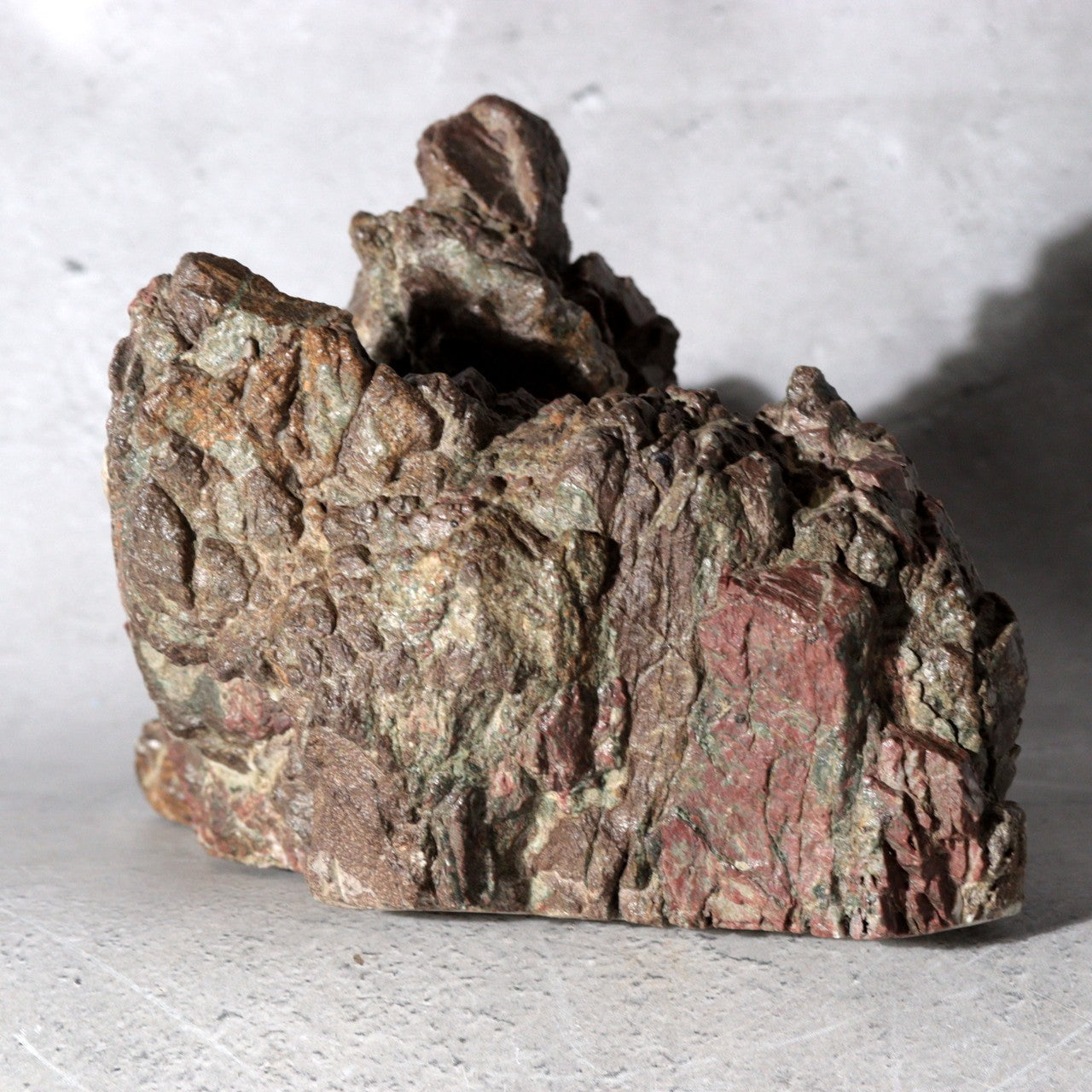 Japanese Natural Suiseki Viewing Stone Mountain Landscape Bonsai Tenpai SS453