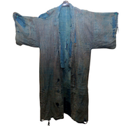Antique Japanese Boro Indigo Cotton Kimono Noragi Jacket Late Edo Meiji BRKW1683