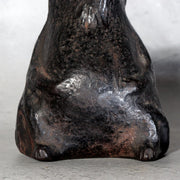 Vintage Japanese Cast Iron Tanuki Raccoon Dog Figurine Incense Burner BOSa7410