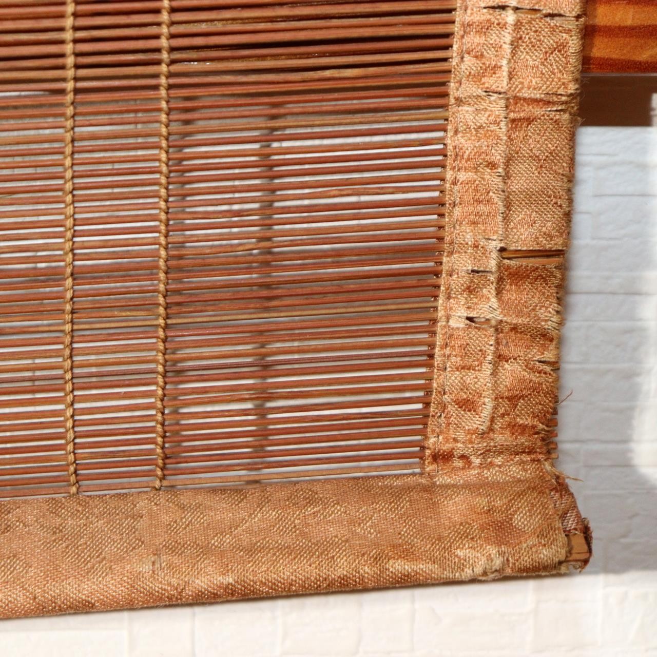 Single Vintage Japanese Bamboo Blind Sudare 168cm x 87cm Screen VG42019