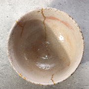 Japanese Antique E-Seto Tea Bowl Seto-Mino Ware End Edo Period Kintsugi Repair8