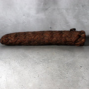 Japanese Antique Yamabudo Wild Grapevine Woven Hanging Flower Basket7