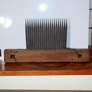 Traditional Japanese Threshing Tool Senbakogi Iron Wood Antique Rice Thresher9